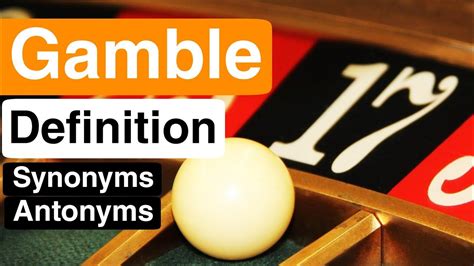 gamble antonym|Iba pa.